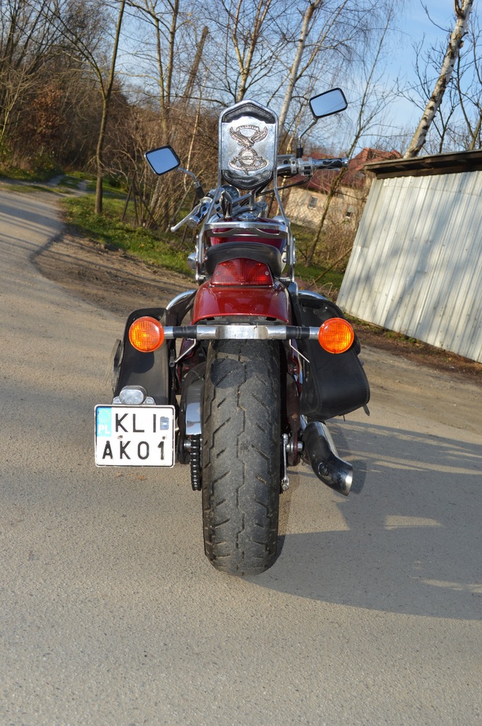 Motocykl chopper, HONDA SHADOW 600 + skóra 7665373499