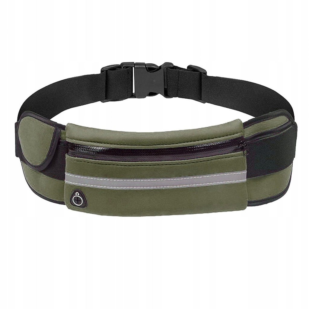 Running Fanny Pack Phone Key Holder Women Men Jogging Waist Pack Dark Green