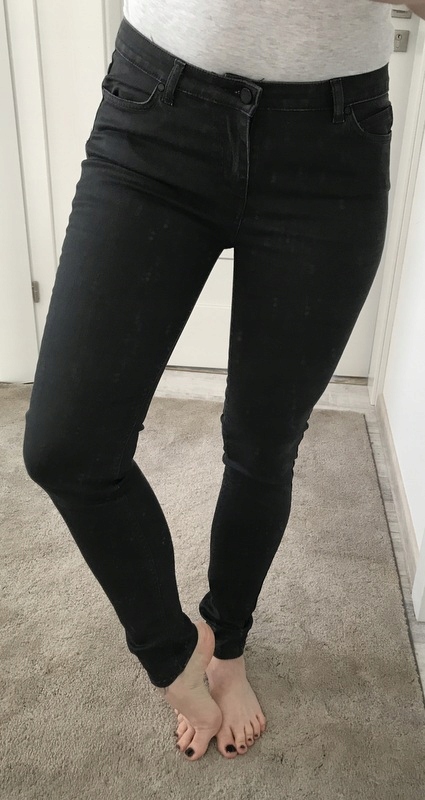 Anna Scott lekko woskowane spodnie rurki jeans 40 - 10710524045 - oficjalne  archiwum Allegro
