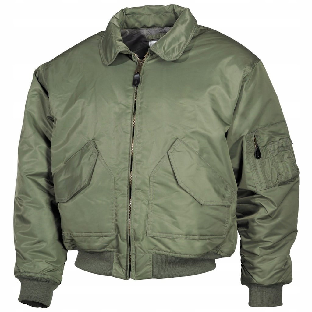 Kurtka Pilotka Wojskowa Lotnicza Ocieplana Flek Flyers MFH US CWU Olive 3XL