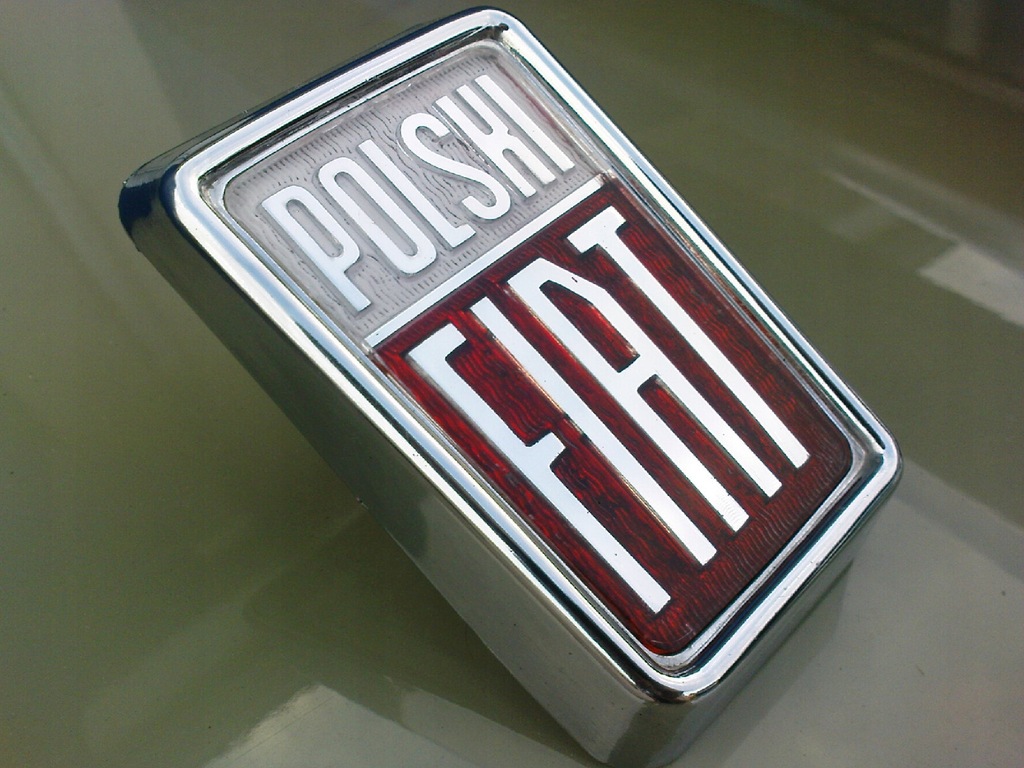 EMBLEMAT ZNACZEK LOGO POLSKI FIAT 126P + LICENCJA