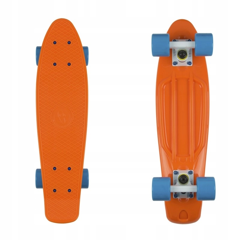 Deskorolka ORANGE/WHITE/BLUE Fish Skateboards