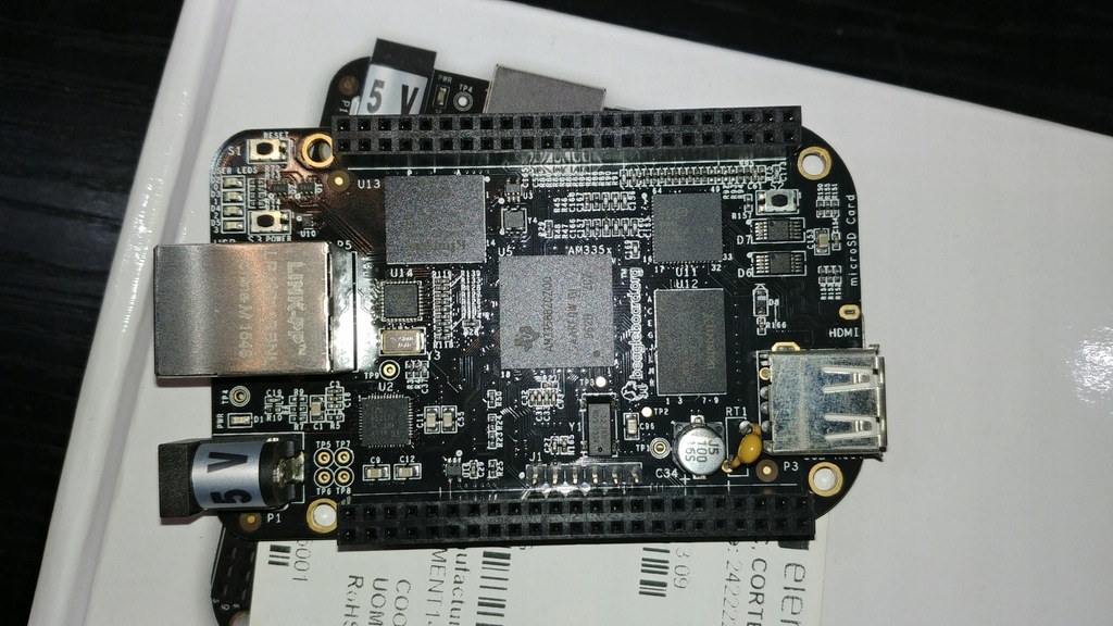 BeagleBone Black rev. C, 1GHz 512MB RAM, kabel USB