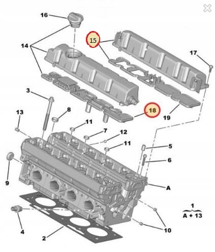 Uszczelki Pokrywy Zaworów Citroen C4 C5 C8 1.8 2.0 - 7612143716 - Oficjalne Archiwum Allegro