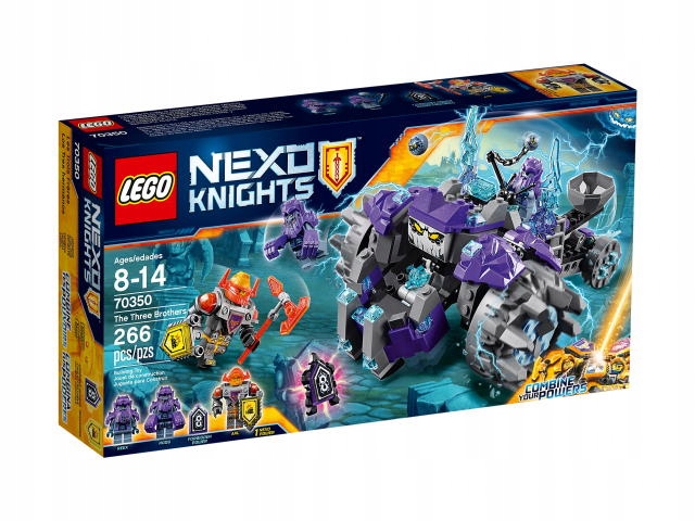 LEGO 70350 Nexo Knights - Pojazd trzech braci NOWE