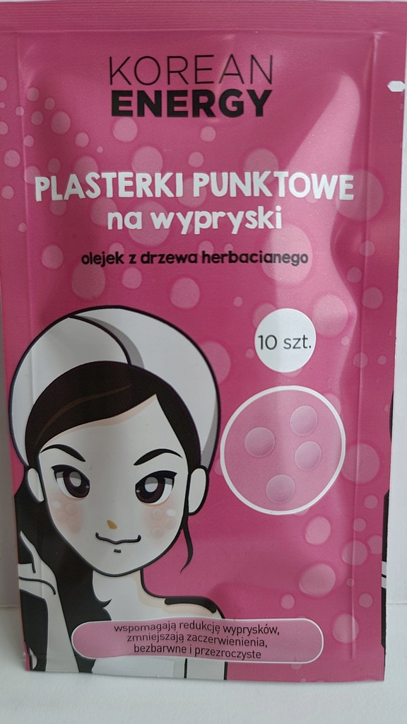 Plastry punktowe na wypryski 10 szt Korean Energy