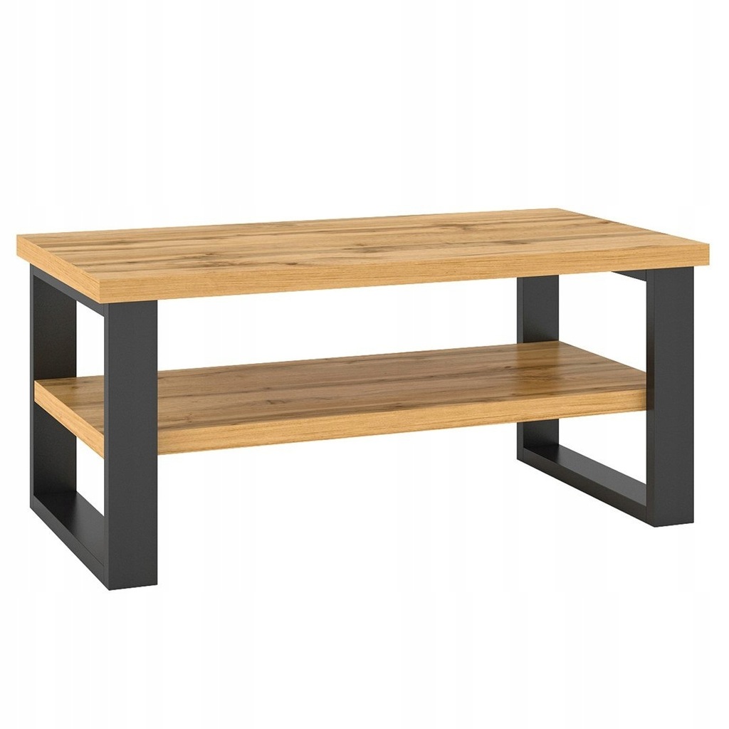 Stół ETUDE kolor naturalny brąz styl loftowy 110x60 hakano - TABLE/COFFE/HE