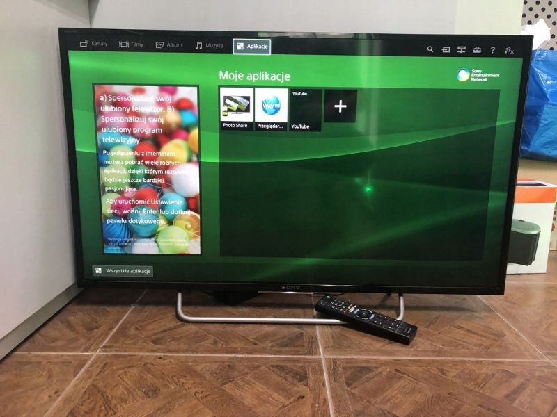TELEWIZOR SONY KDL-40W705C FULL HD 40 CALI - 7830120277 - oficjalne ...