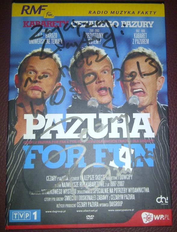 Cezary Pazura - DVD kabaretu for fan