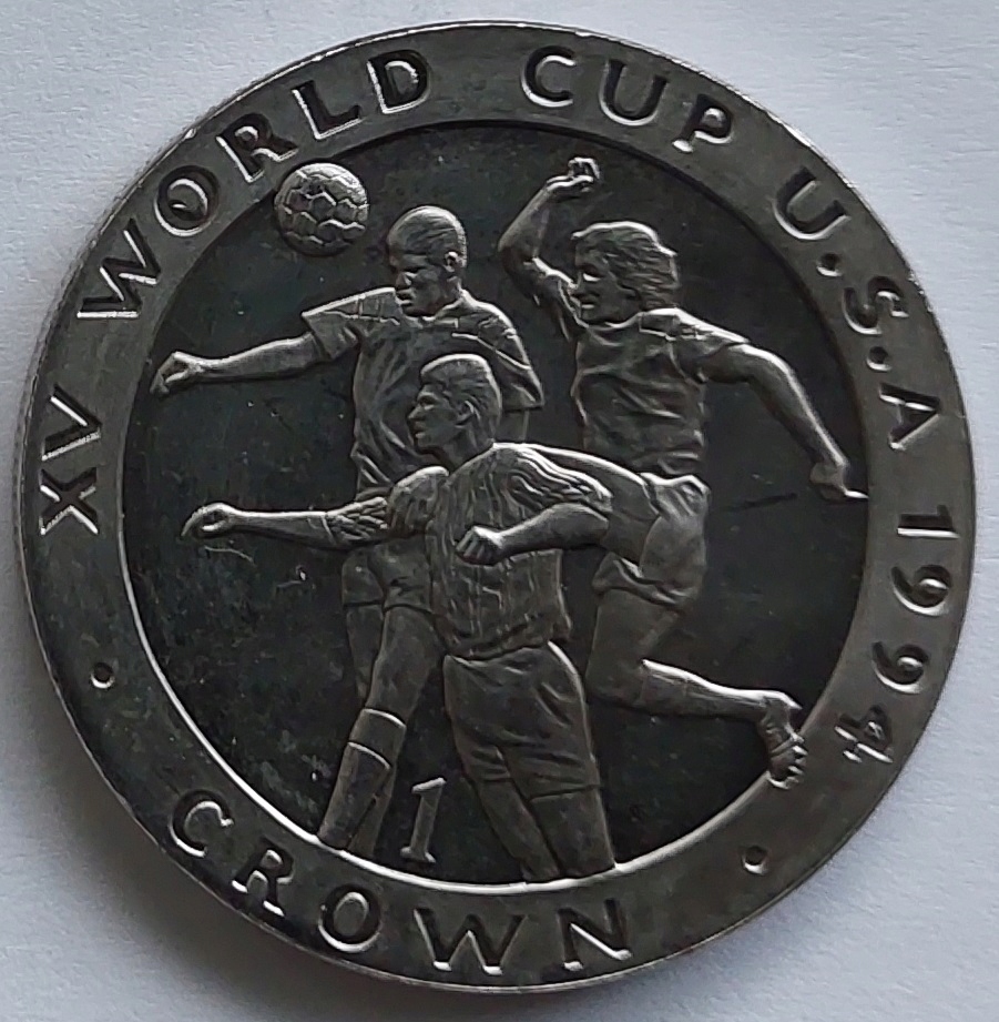 Wyspa Man 1994 1 korona okolicznościowa World Cup USA