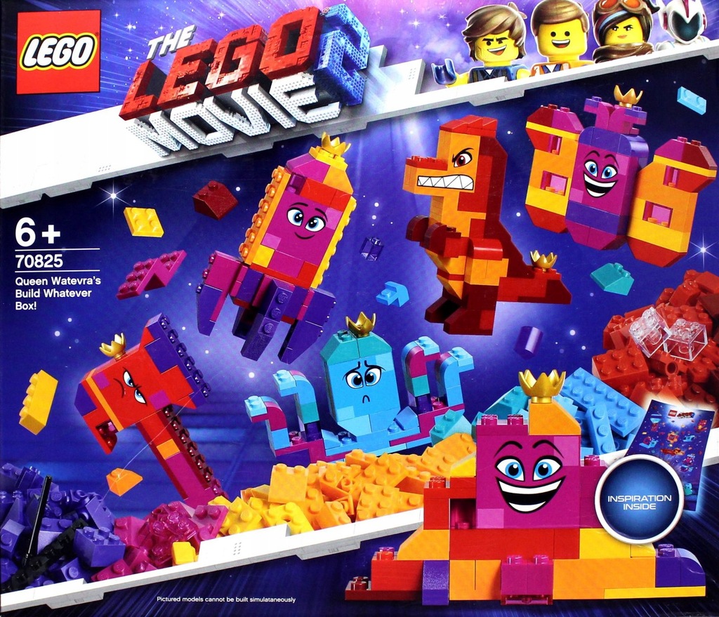LEGO MOVIE PUDEŁKO KONSTRUKTORA KRÓLOWEJ WISIMI! (70825) [KLOCKI]