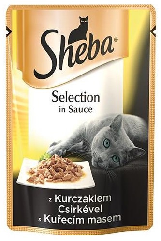 Sheba Selection z Kurczakiem w sosie saszetka 85g