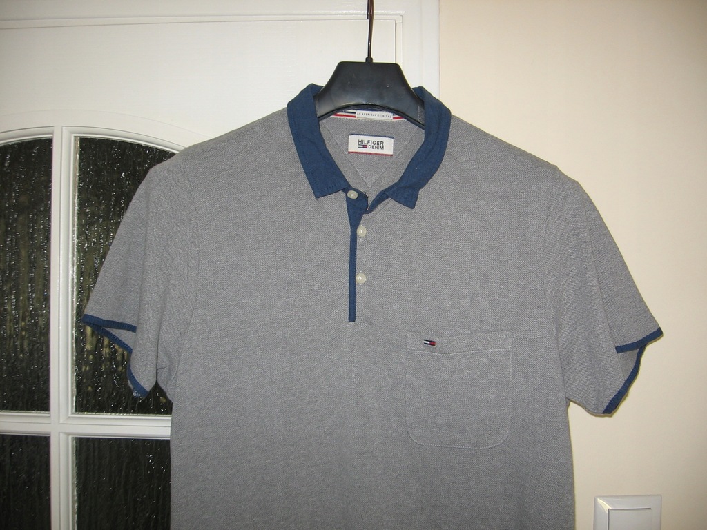 bawełniane polo TOMMY HILFIGER rozm _ L