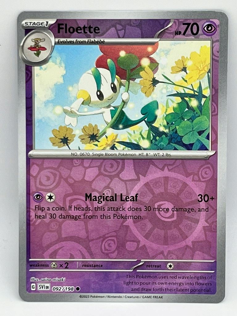 Karty Pokemon (SVI 092) Floette (R)