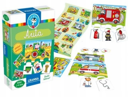 PUZZLOTTO PUZZLE LOTTO AUTA GRANNA + PLAKAT 2lata+