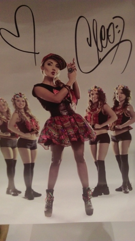 Plakat z autografem Cleo !!! 3/3