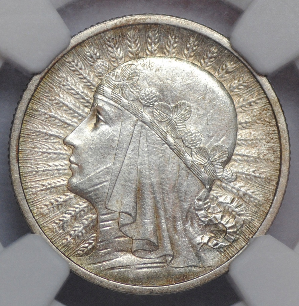 yt 2 złote 1933 Warszawa piękne NGC MS62