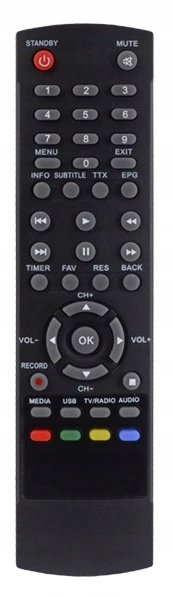 Dobry Pilot dekodera DVB-T Cabletech URZ0083 duży