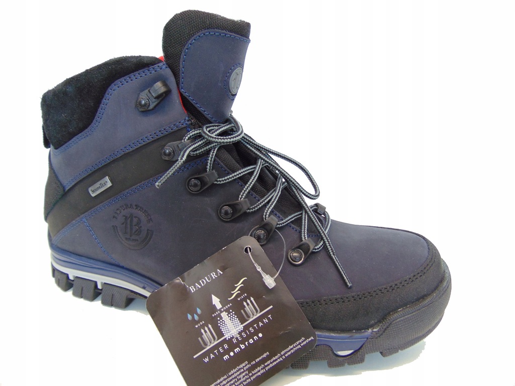 Buty trekkingowe BADURA 4616-434 granat r.41