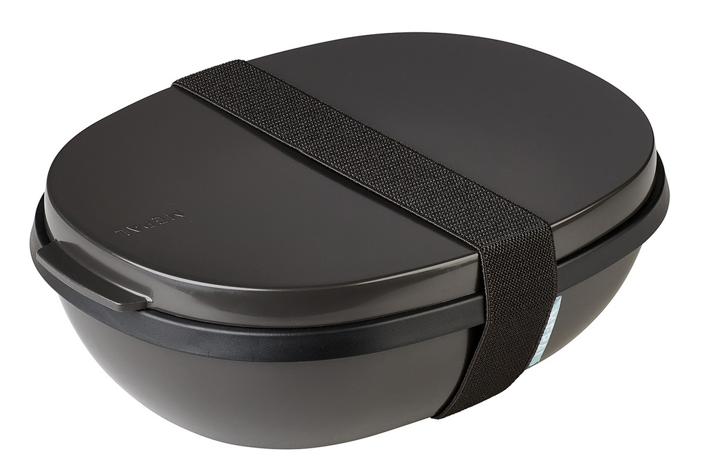 MEPAL LUNCHBOX ELLIPSE DUO NORDIC BLACK ŚNIADANIÓW