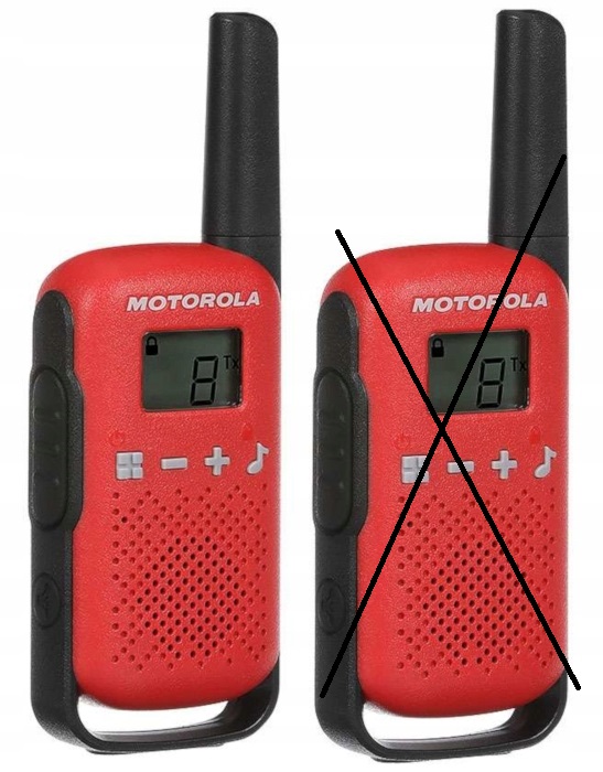 MOTOROLA T42 RADIOTELEFONY WALKIE TALKIE 1SZT