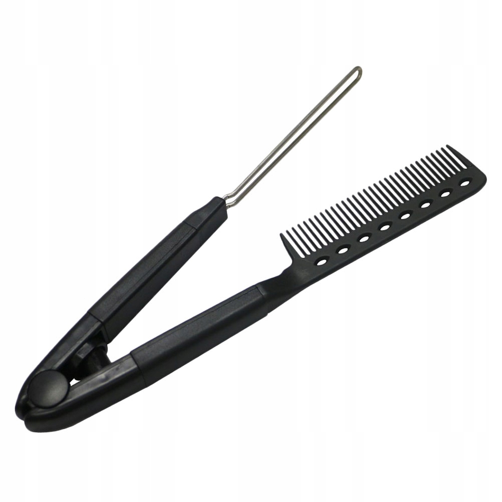 V-shaped Hair Straightening Comb Styling Brush