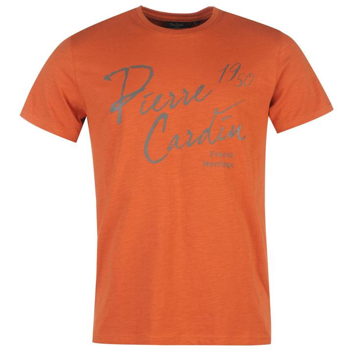 koszulka t-shirt Pierre Cardin tommy ORANGE 3XL