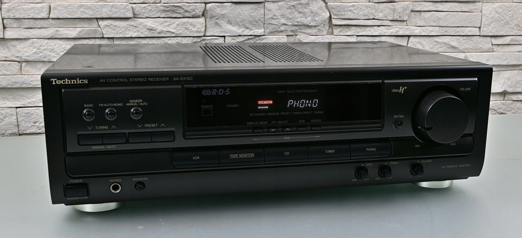 TECHNICS SA-EX120 Wysokiej jakości amplituner FM stereo z RDS