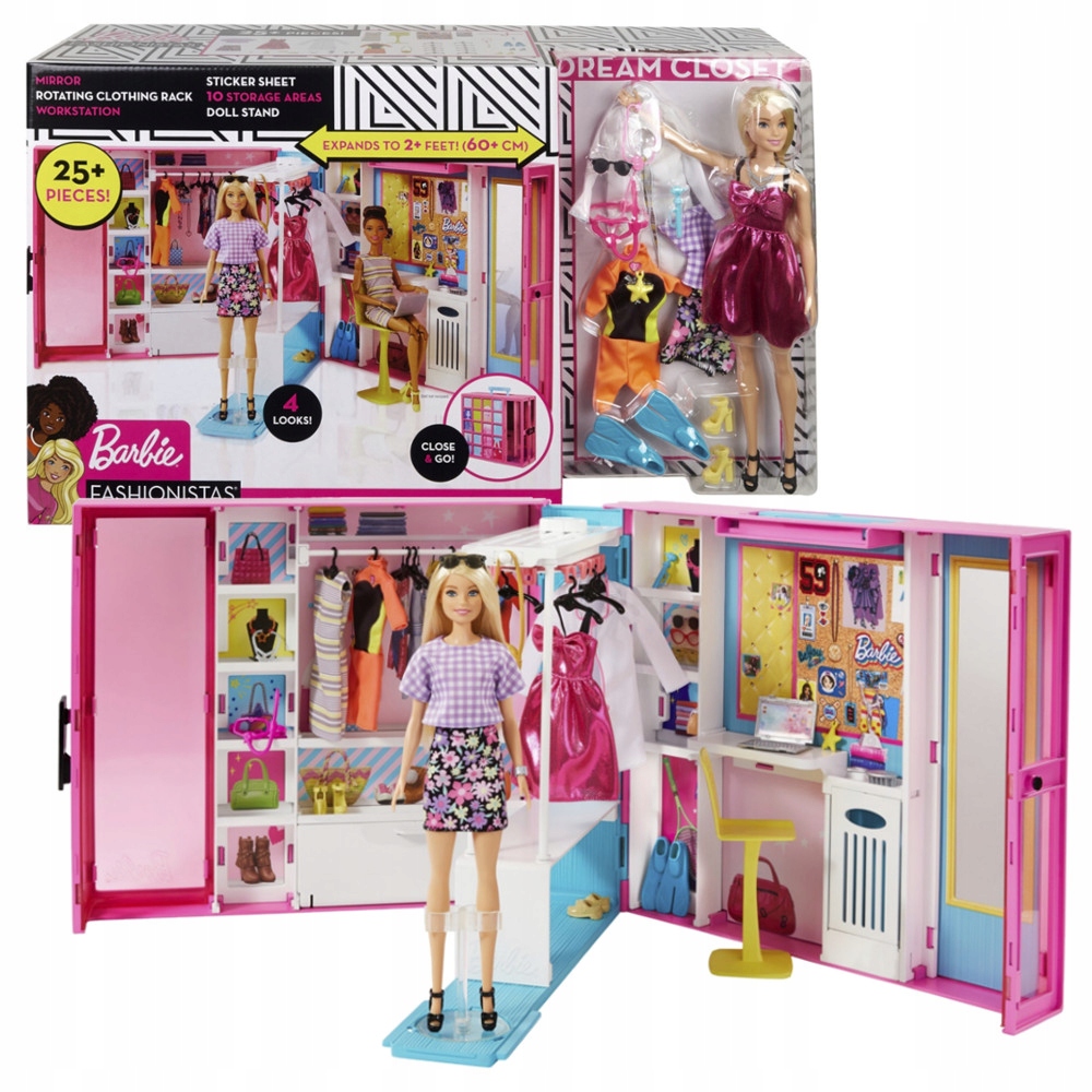 Barbie Wymarzona Szafa Lalka Zestaw Gbk10 9661896330 Oficjalne Archiwum Allegro