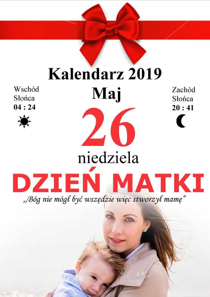 Best New Dzien Mamy 2020 Kartka Z Kalendarza Vatertag & Muttertag