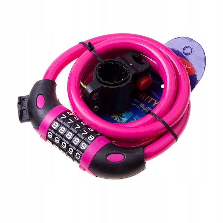 Kłódka rowerowa na kod