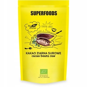 KAKAO ZIARNA SUROWE BIO 800 G - BIO PLANET