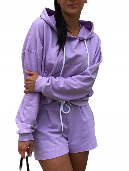 KOMPLET LOCA LILAC bawełna lato2020 r. M/L