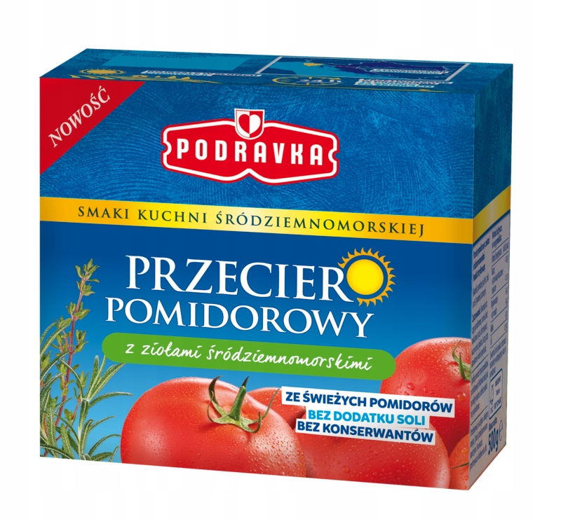 Podravka Przecier Pomidorowy Zioła Śródziem. 500g