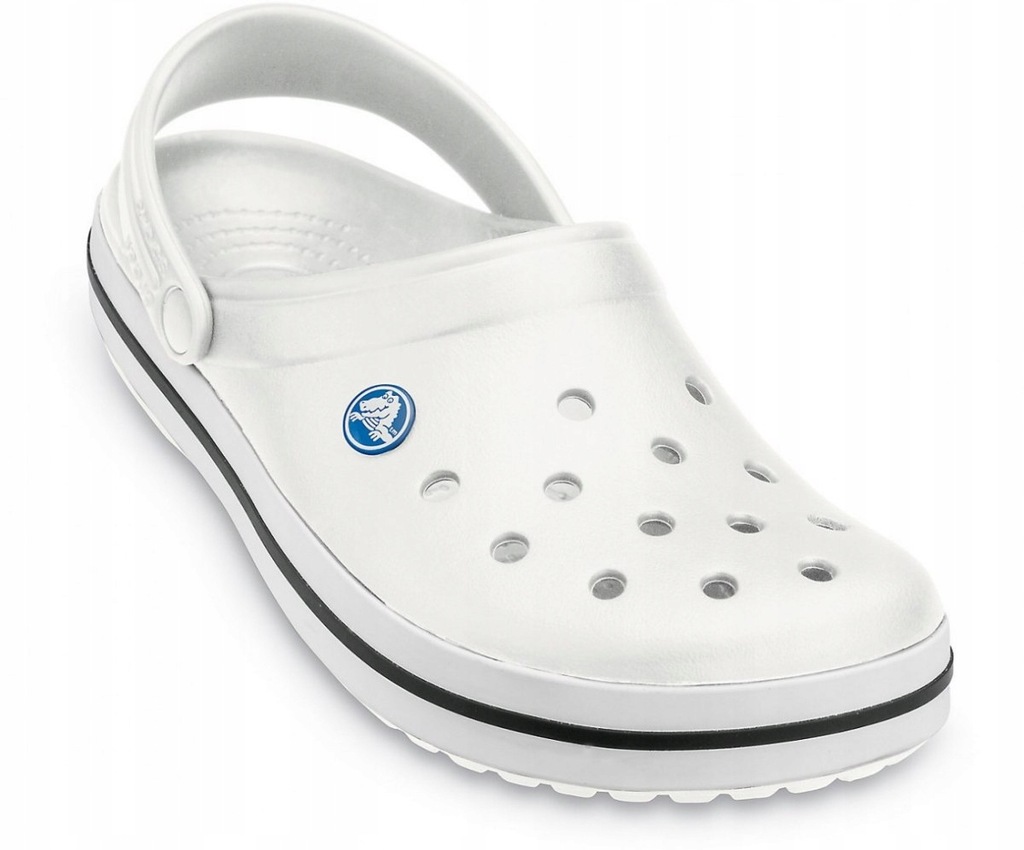 Kapcie Męskie Crocs białe M10 43/44