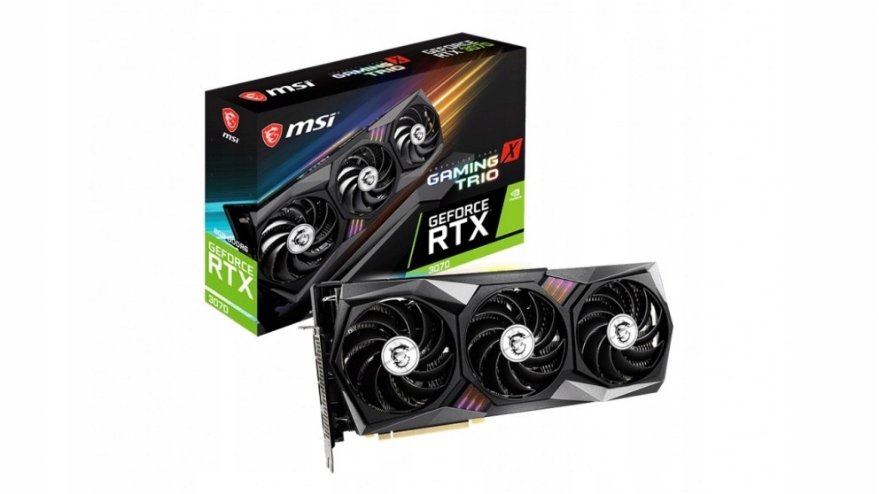 nowa karta MSI GeForce RTX 3070 GAMING X TRIO FV