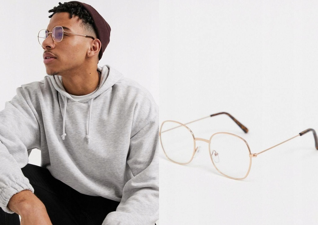 RIVER ISLAND KLASYCZNE OKULARY ZERÓWKI