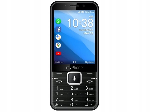 Telefon MYPHONE Up SMART LTE Czarny Dual Sim - usz