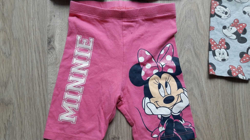 spodenki legginsy Myszka Minnie Disney 92 jak nowe