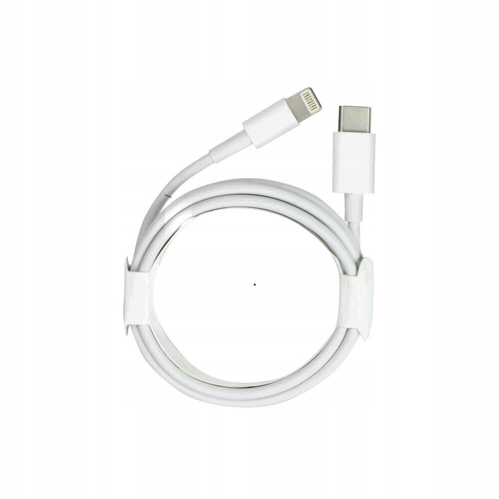 Kabel Typ C do iPhone Lightning 8-pin Power Delivery PD12W biały