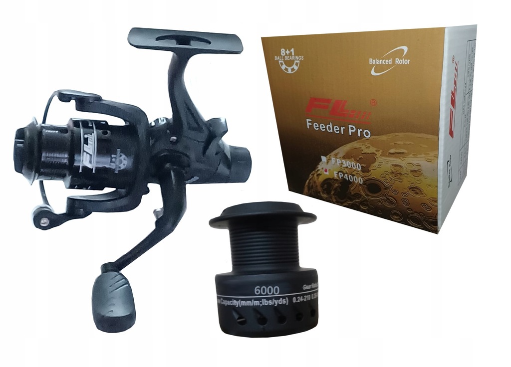 Kołowrotek FL FEEDER PRO 6000 8+1 wolny bieg CARP