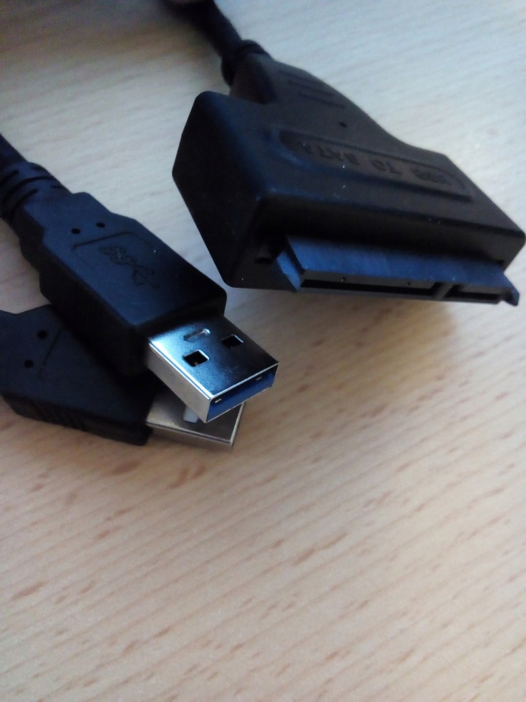 KABEL ADAPTER USB 3.0 SATA 2.5 3.5 + zasilacz