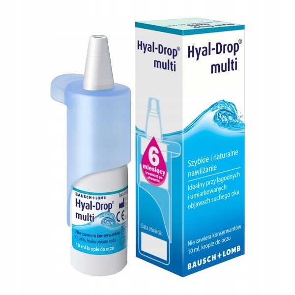 Hyal Drop Multi Krople nawilżające do oczu 10 ml.