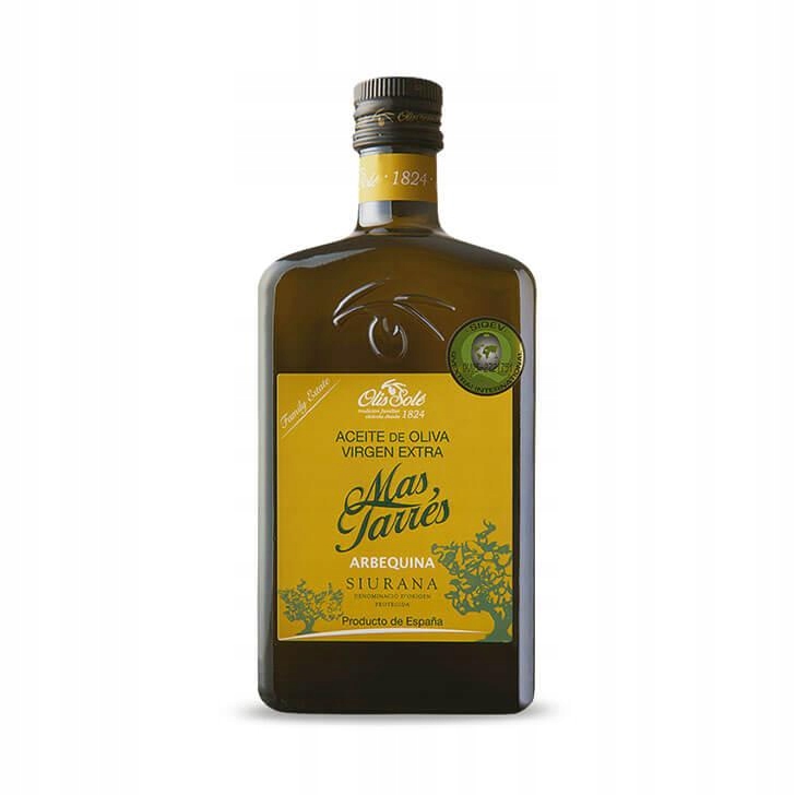 Oliwa Más Tarrés Arbequina 500ml, Extra Virgin Olive Oil, DO Siurana