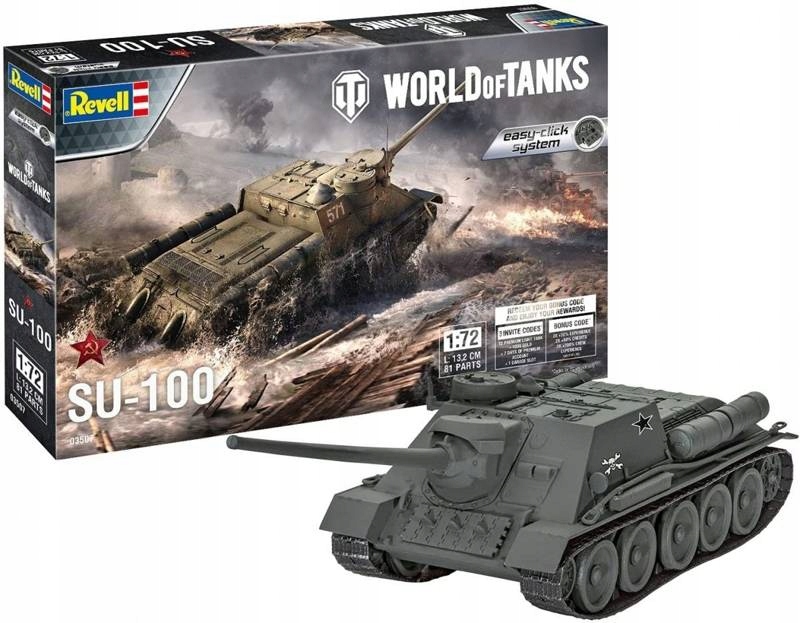 Zestaw Do Składania Czołg SU-100 World of Tanks