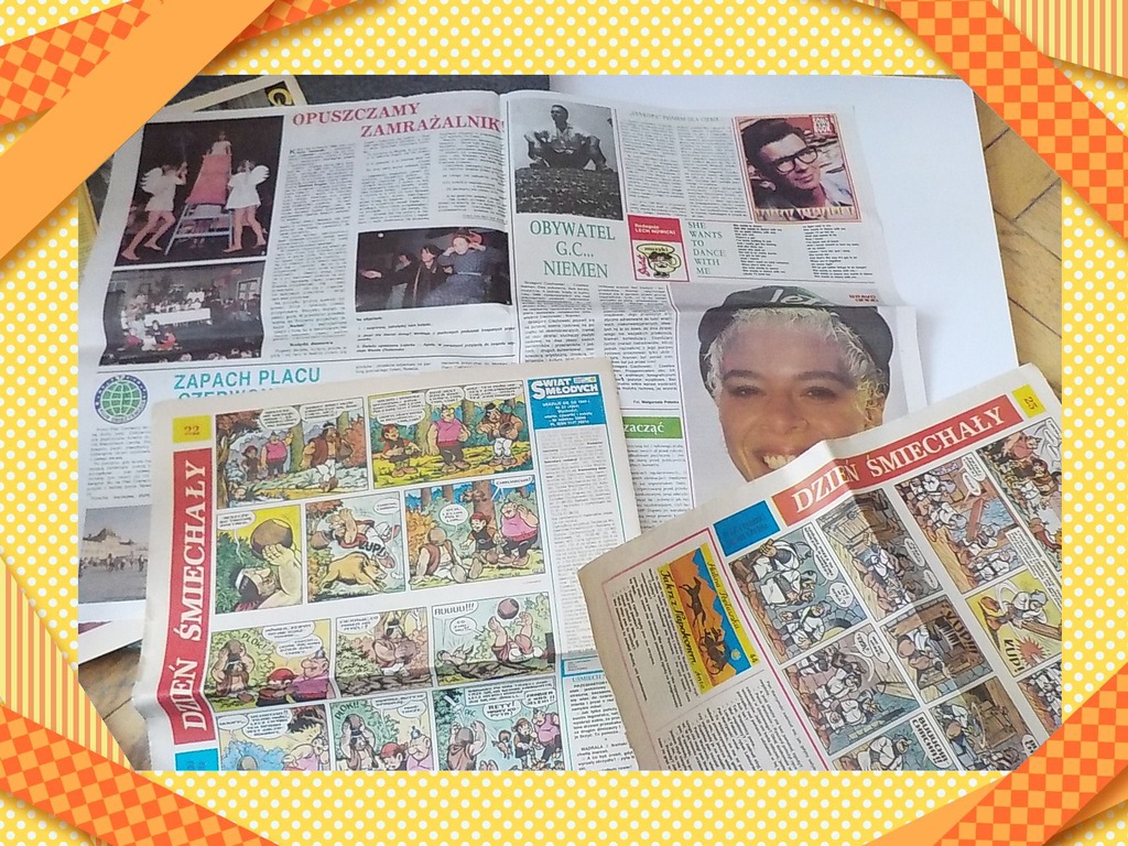 Świat Młodych komiksy gazety z PRL-u
