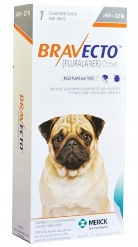 Bravecto tabletka na kleszcze i pchły 5-10 kg