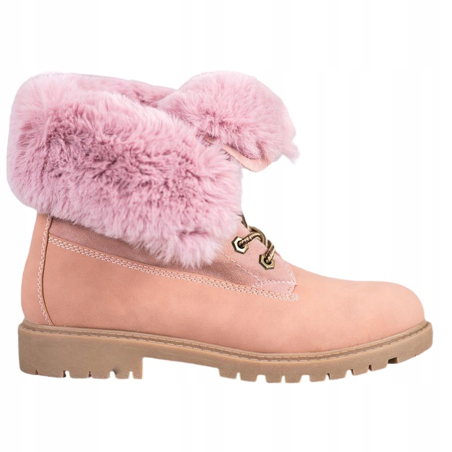Różowe Inny materiał Buty Botki Vices r.39
