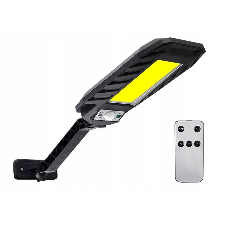 Lampa solarna 180 LED COB 300W z czujnikiem i pilotem