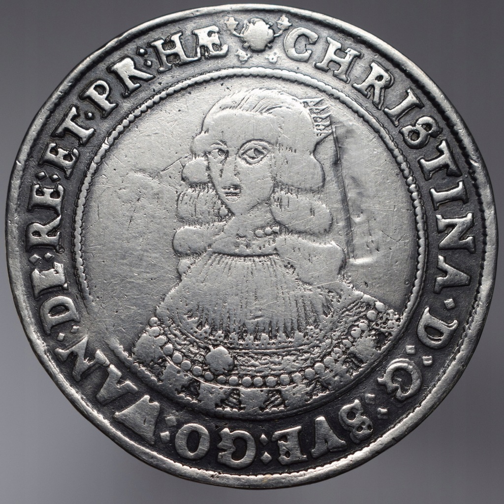 1644 Szwecja Krystyna - 1 riksdaler